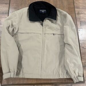 Dockers Men's Tan and Black Jacket